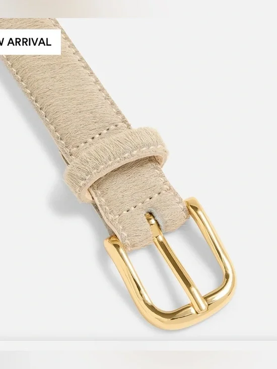 Aureum Ponyhair Belt NWT - Picture 6 of 6